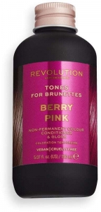 Revolution Haircare London Tones For Brunettes Hair Color Berry Pink 150ml (Colored Hair - All Hair Types)