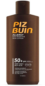Piz Buin Allergy Sun Sensitive Skin Lotion SPF50 Sun Body Lotion 400ml (Waterproof)