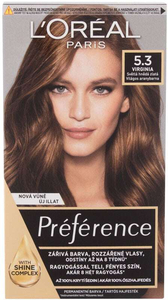 L´oréal Paris Préférence Hair Color 5,3 Virginia 60ml (Colored Hair - All Hair Types)