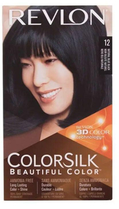 Revlon Colorsilk Beautiful Color Hair Color 12 Natural Blue Black 59,1ml (All Hair Types)