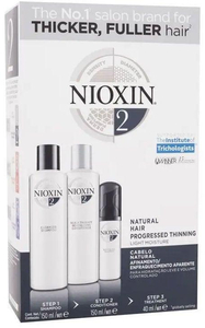 Nioxin System 2 Shampoo 150ml Combo: System 2 Cleanser Shampoo 150 Ml + System 2 Revitalising Conditioner 150 Ml + System 2 Scalp & Hair Treatment 40 Ml (Fine Hair - Anti Hair Loss)