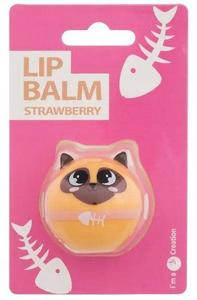 2k Cute Animals Lip Balm Strawberry Lip Balm 6gr