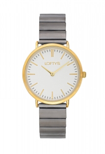 LOFTY'S Corona Grey Stainless Steel Bracelet Y2016-24