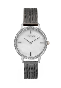 LOFTY'S Cassiopi Crystals Black Stainless Steel Bracelet Y2014-15
