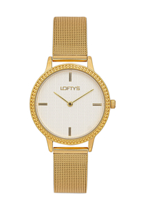 LOFTY'S Cassiopi Crystals Gold Stainless Steel Bracelet Y2014-9