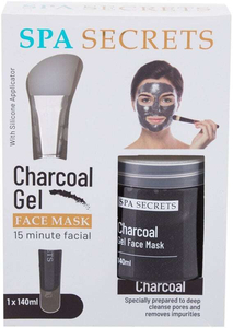 Xpel Spa Secrets Charcoal Gel Face Mask 140ml (For All Ages)