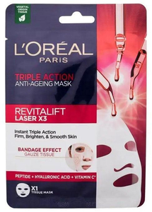 Loréal Paris Revitalift Laser X3 Triple Action Cream-Mask Face Mask 28gr (Mature Skin)