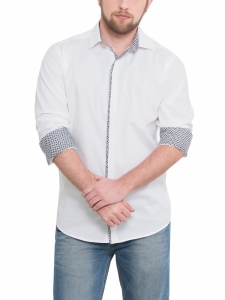 Slim Fit Shirt with Geometric Print