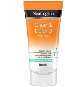 Neutrogena Clear & Defend Wash-Mask Face Mask 150ml (For All Ages)