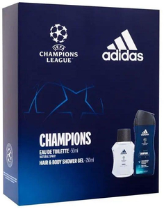 Adidas UEFA Champions League Edition VIII Eau de Toilette 50ml Combo: Edt 50 Ml + Shower Gel 250 Ml