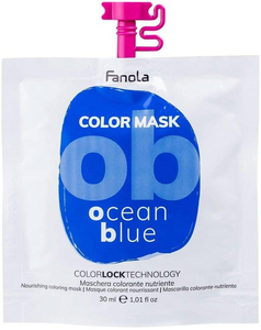 Fanola Color Mask Hair Color Ocean Blue 30ml (Colored Hair - All Hair Types)