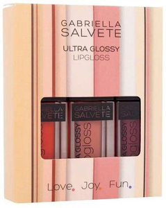 Gabriella Salvete Ultra Glossy Lipgloss Set Lip Gloss 4ml Combo: Ultra Glossy Lipgloss 4 Ml 03 + Ultra Glossy Lipgloss 4 Ml 04 + Ultra Glossy Lipgloss 4 Ml 05
