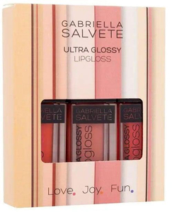 Gabriella Salvete Ultra Glossy Lipgloss Set Lip Gloss 4ml Combo: Ultra Glossy Lipgloss 2 X 4 Ml 03 + Ultra Glossy Lipgloss 4 Ml 04