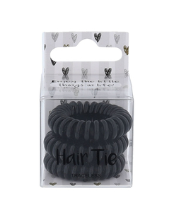 2k Hair Tie 3 τμχ Hair Bands Black