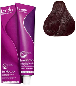 Londa Professional Permanent Colour Extra Rich Cream Hair Color 5/77 60ml (Colored Hair - All Hair Types)
