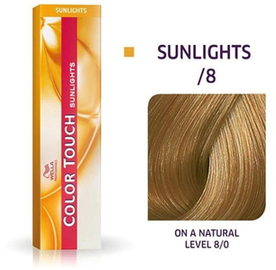 Wella Professionals Color Touch Sunlights Hair Color 8 60ml (Colored Hair - Blonde Hair - All Hair Types)