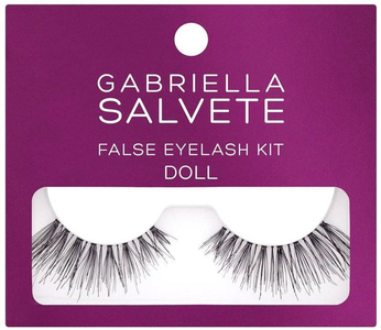 Gabriella Salvete False Eyelashes Doll False Eyelashes 1pc Combo: False Lashes 1 Pair + Lash Glue 1 G