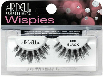 Ardell Wispies 600 False Eyelashes Black 1pc