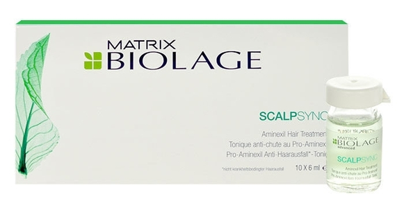 Matrix Biolage Scalp Sync Aminexil Hair Treatment Hair Oils And Serum 10x6ml (Fine Hair - Anti Hair Loss)