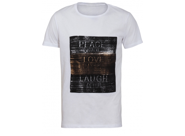 T-shirt Peace Love Laugh
