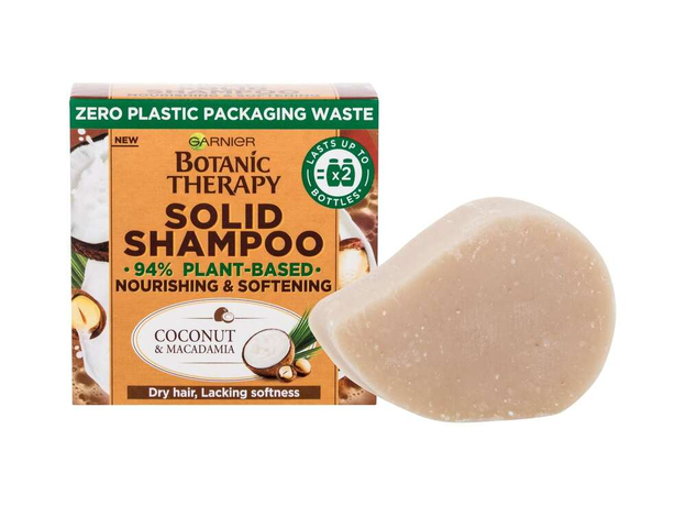 Garnier Botanic Therapy Coco & Macadamia Solid Shampoo Shampoo 60gr (Dry Hair)