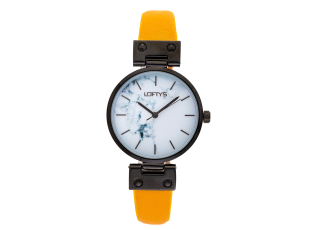 LOFTY'S Kelly Yellow Leather Strap