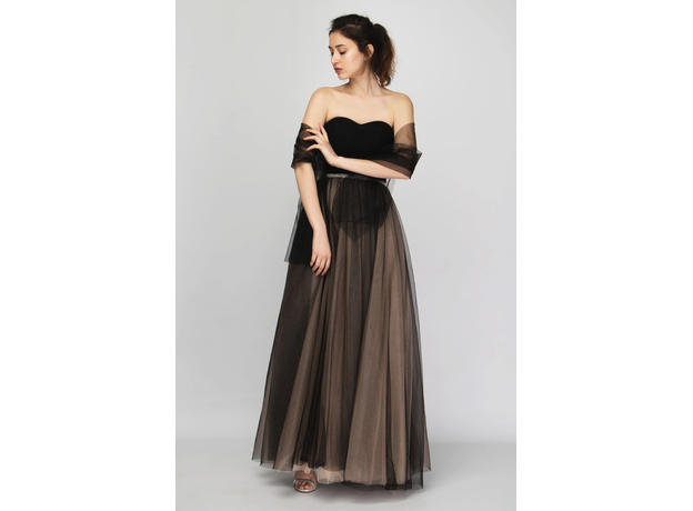 Strapless Special Occasion Maxi Dress