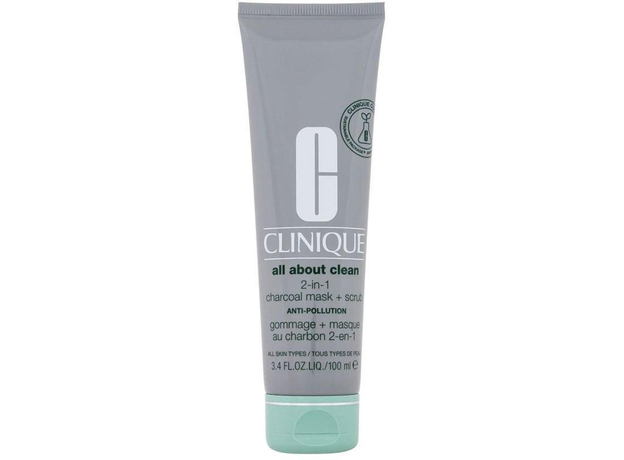 Clinique All About Clean 2-in-1 Charcoal Mask + Scrub Face Mask 100ml