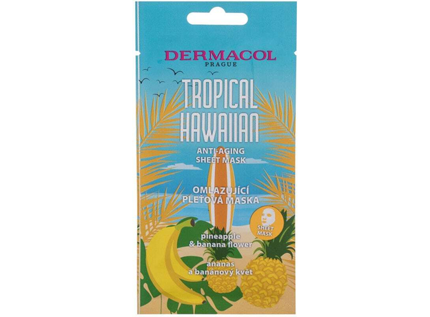 Dermacol Tropical Hawaiian Anti-Aging Face Mask 1pc (Wrinkles)