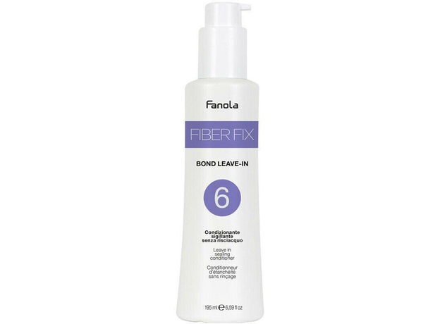Fanola Fiber Fix Bond Leave-In 6 Conditioner 195ml (Colored Hair)