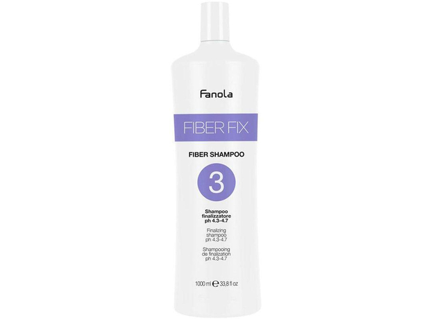 Fanola Fiber Fix Fiber Shampoo 3 Shampoo 1000ml (Colored Hair)