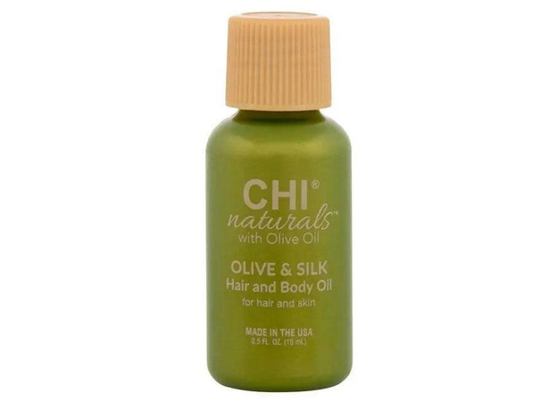 Farouk Systems CHI Olive Organics Olive & Silk Hair And Body Oil Hair Oils and Serum 15ml (All Hair Types)