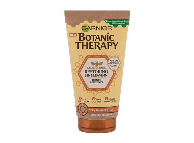 Garnier Botanic Therapy Honey & Beeswax 3in1 Leave-In Leave-in Hair Care 150ml (Damaged Hair)
