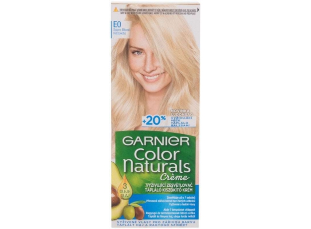 Garnier Color Naturals Créme Hair Color E0 Super Blonde 40ml (Colored Hair - Blonde Hair - All Hair Types)