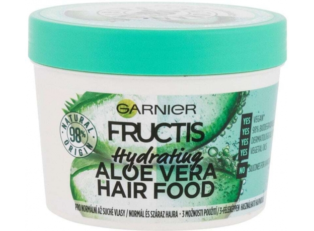 Garnier Fructis Hair Food Aloe Vera Hair Mask 390ml (Normal Hair - Dry Hair)