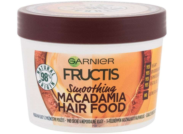 Garnier Fructis Hair Food Macadamia Hair Mask 390ml (Unruly Hair)