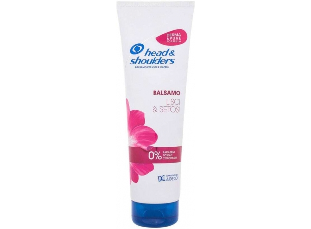Head & Shoulders Smooth & Silky Anti-Dandruff Conditioner 275ml (Colored Hair - Dandruff - Dry Hair)