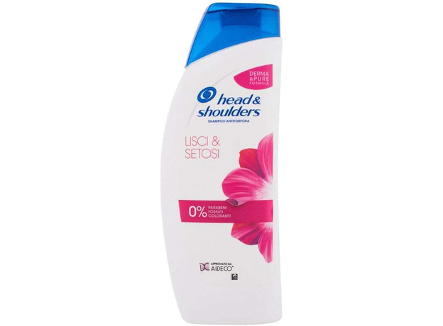 Head & Shoulders Smooth & Silky Anti-Dandruff Shampoo 600ml (Colored Hair - Dandruff - Dry Hair)