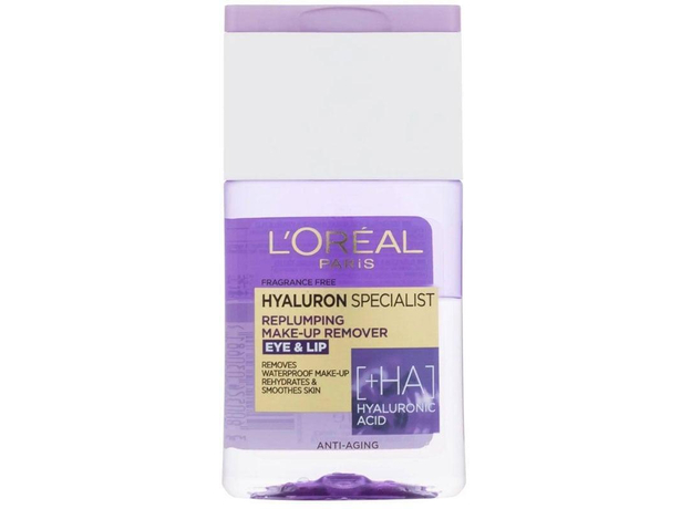 L´oréal Paris Hyaluron Specialist Replumping Make-Up Remover Eye Makeup Remover 125ml (Alcohol Free)