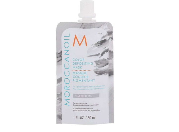 Moroccanoil Color Depositing Mask Hair Color Platinum 30ml (Blonde Hair)