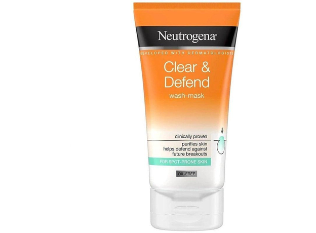 Neutrogena Clear & Defend Wash-Mask Face Mask 150ml (For All Ages)