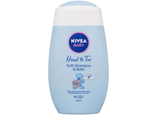 Nivea Baby Head To Toe Shampoo 200ml (All Hair Types)