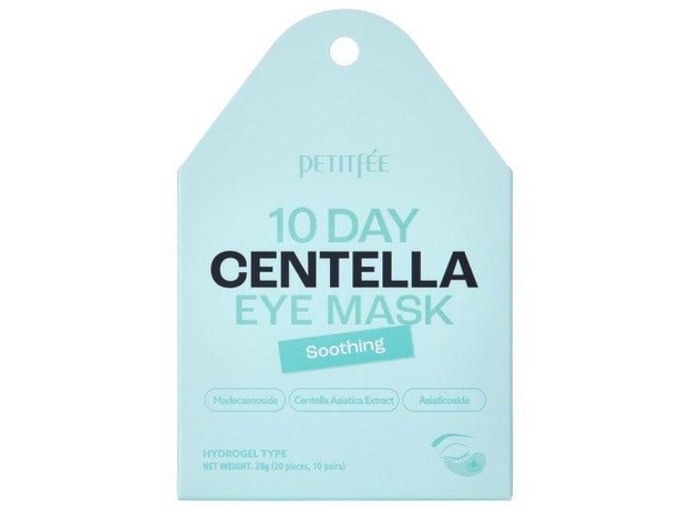 Petitfee 10 Day Centella Eye Mask - Soothing 28gr 20 Pcs