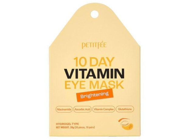 Petitfee 10 Day Vitamin Eye Mask - Brightening 28gr 20 Pcs