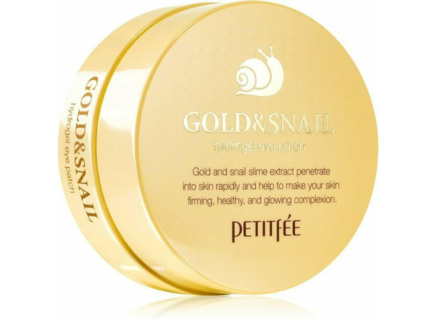 Petitfee Gold & Snail Hydrogel Eye Patches 1,4gr x 60 Patches