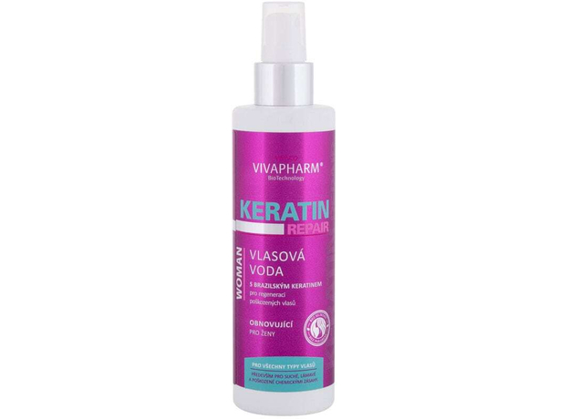 Vivaco VivaPharm Keratin Repair Leave-in Hair Care 200ml (Brittle Hair - Damaged Hair - Dry Hair)