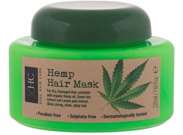 Xpel Hemp Hair Mask 220ml (Bio Natural Product - Damaged Hair - Dry Hair)