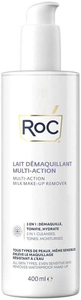 Roc Multi-Action Make-Up Remover Milk 3-In-1 Face Cleansers 400ml (Alcohol Free)