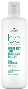Schwarzkopf Professional BC Bonacure Volume Boost Jelly Conditioner Creatine Conditioner 1000ml (Fine Hair)